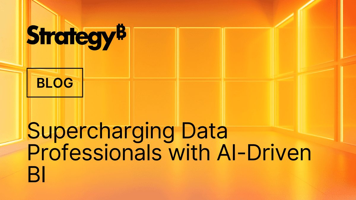 Video: Supercharging Data Professionals with AI-Driven BI
