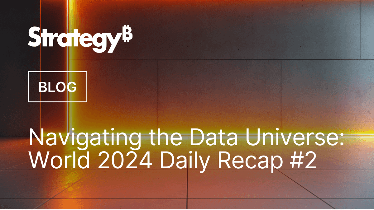 Video: Navigating the Data Universe: World 2024 Daily Recap #2