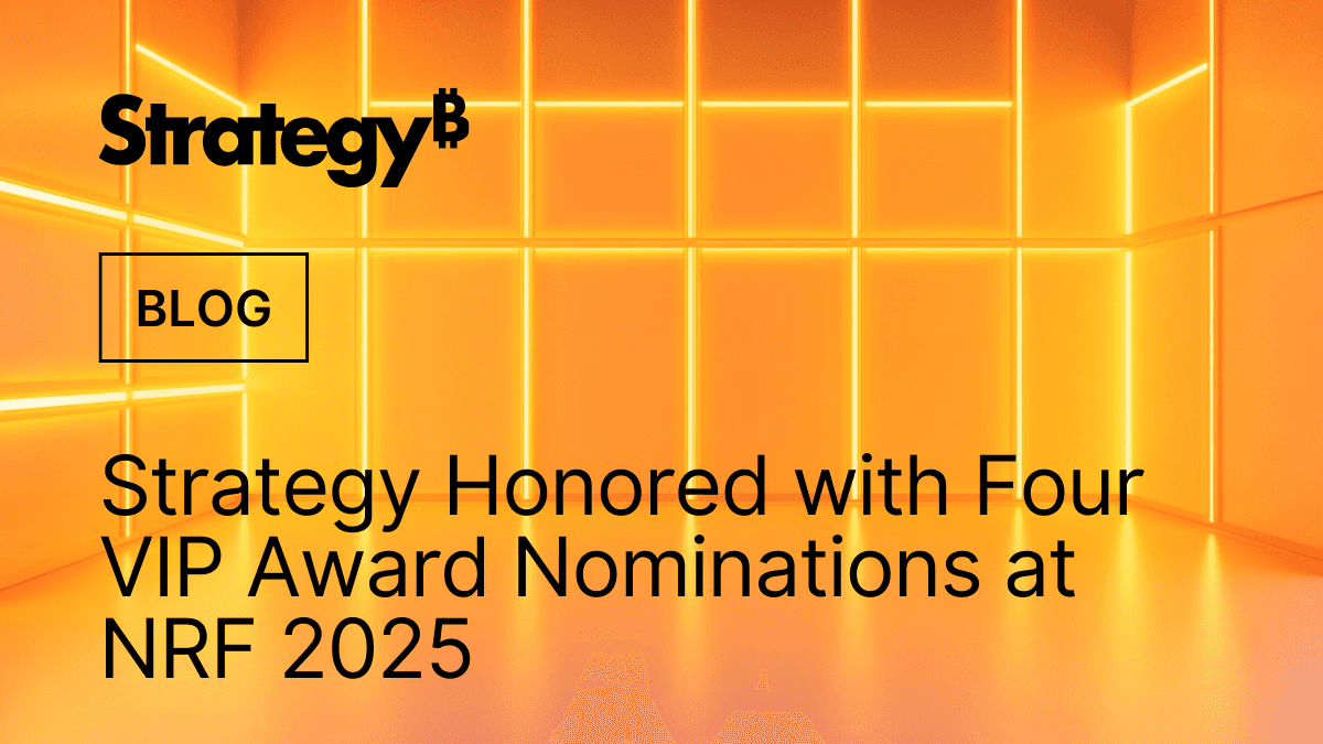 Video: MicroStrategy Honored with Four VIP Award Nominations at NRF 2025