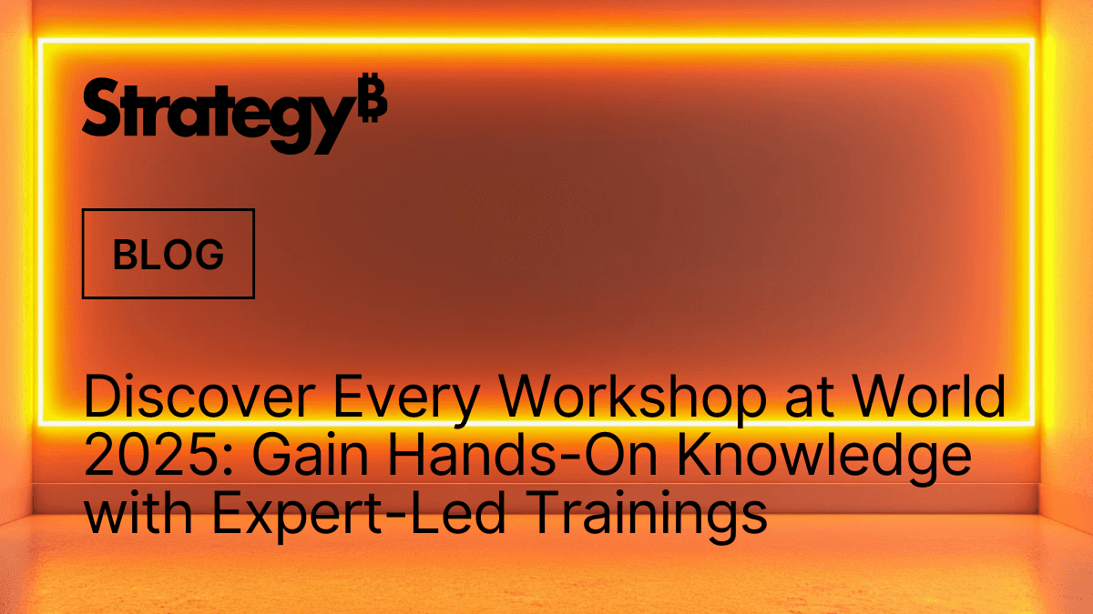 Video: Discover Every Workshop at World 2025: Gain Hands-On Knowledge with Expert-Led Trainings