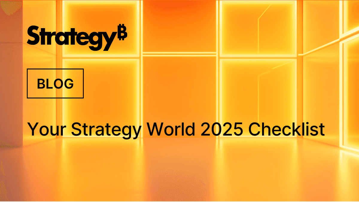 Video: Your Strategy World 2025 Checklist