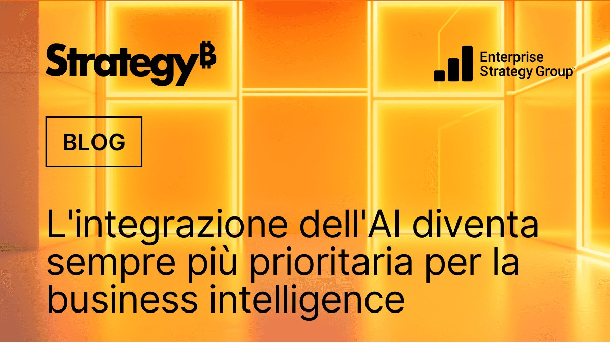 Video: L'integrazione dell'AI diventa sempre più prioritaria per la business intelligence