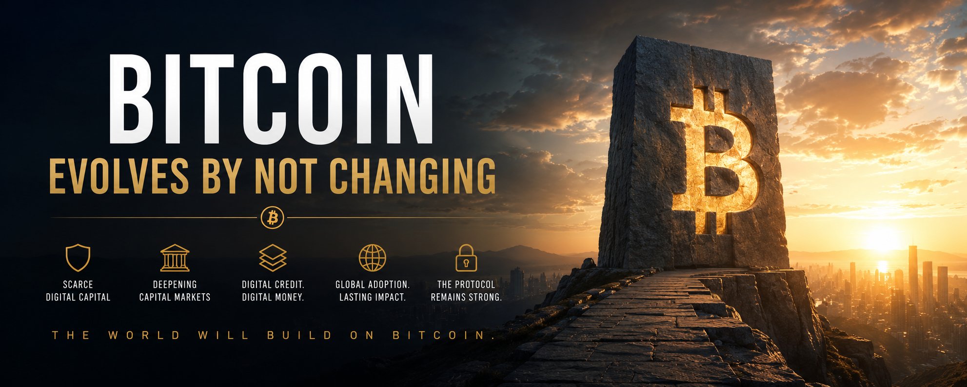Bitcoin Evolves by Not Changing