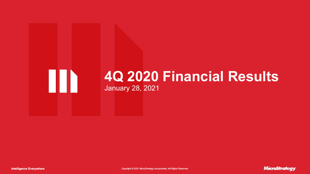 Fourth Quarter 2020 Earnings Presentation