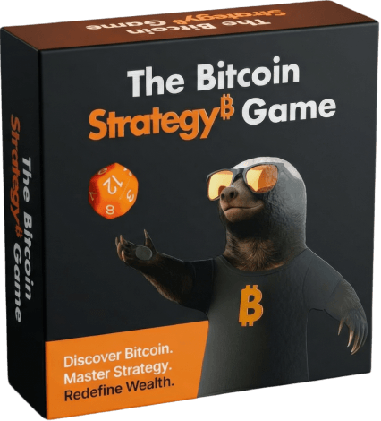 The Bitcoin Strategy Game board game box