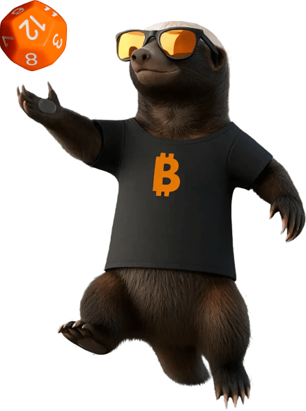 Honey badger throws a d12